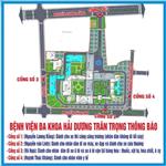THÔNG BÁO PHÂN LUỒNG GIAO THÔNG TẠI BỆNH VIỆN ĐA KHOA HẢI DƯƠNG